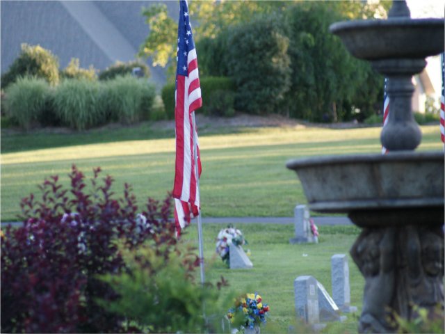 Flag at our Cemetery